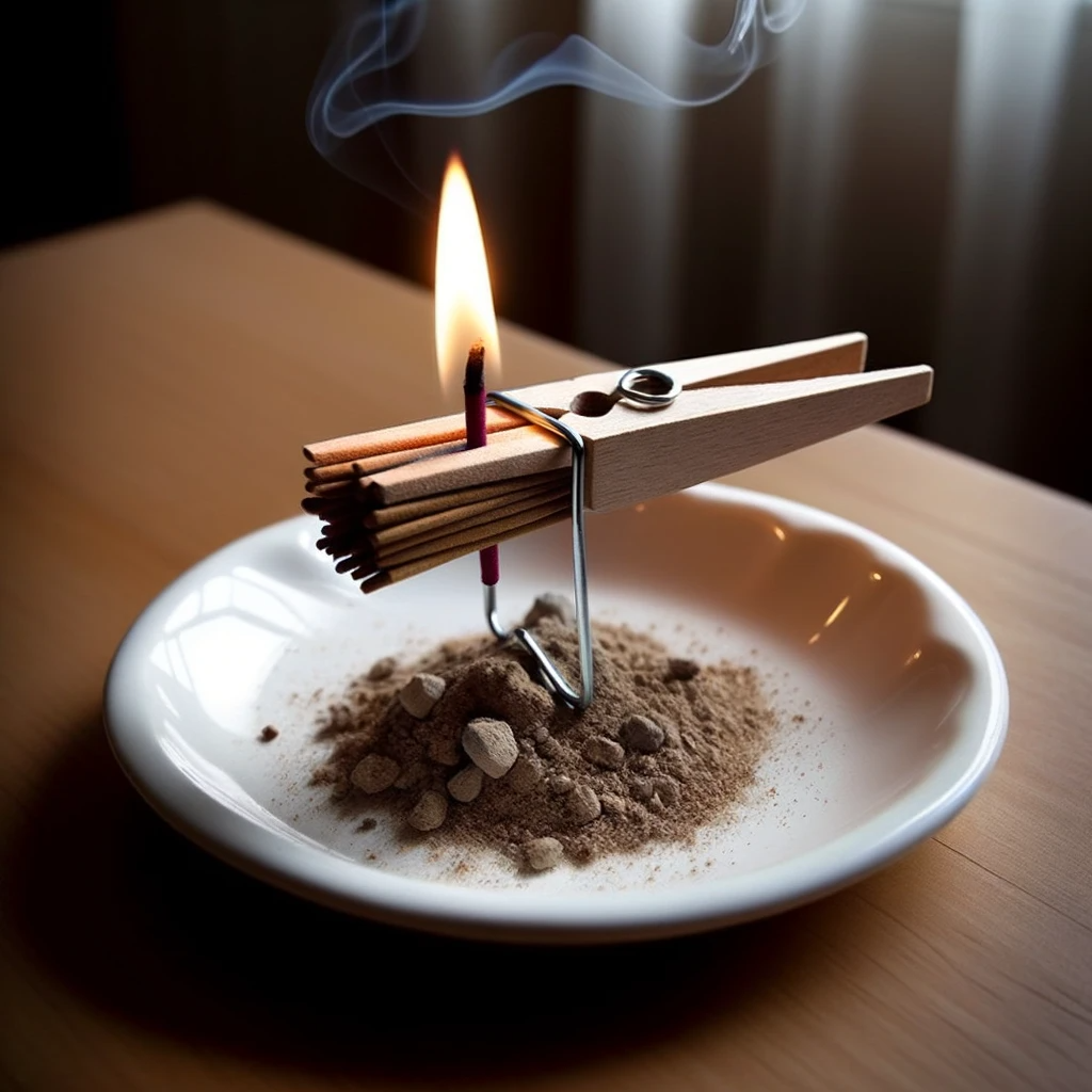 Can Incense Burn Without a Holder