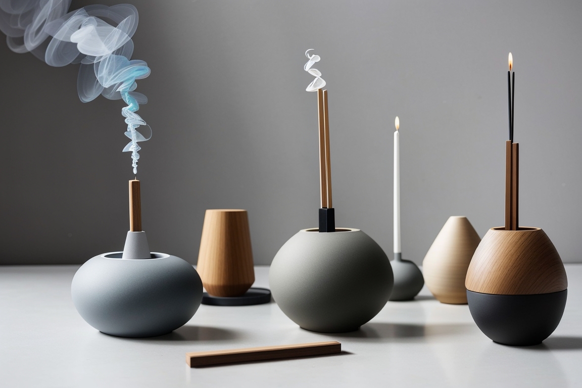 Modern and Minimalist Incense Holders